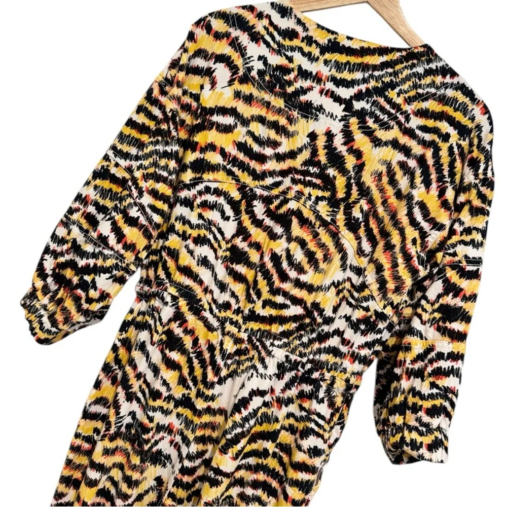 Rachel Comey x Target 🐅 Tiger Stripe Black and Orange Jumpsuit - Picture 11 of 13